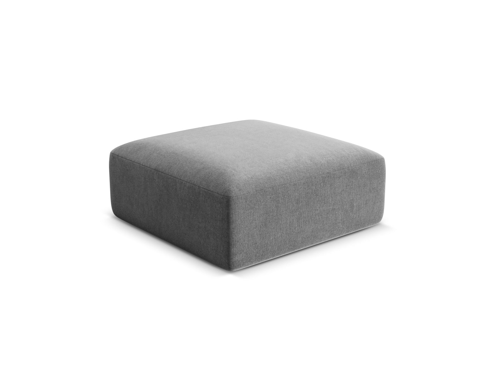 Stylischer 1-Sitzer Pouf Campi in elegantem Grau, ideal für moderne Wohnräume. Perfekte Ergänzung für Ihr Zuhause von Cosmopolitan Design.