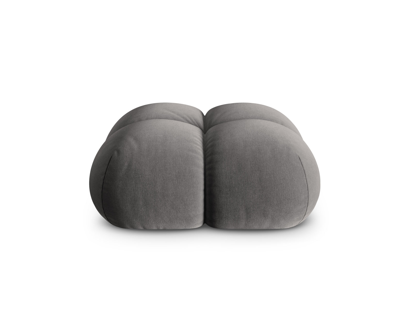 Loretto Velour Pouf 1 Sitz 90cm in Grey-Vogue präsentiert im Onlineshop von KAQTU Design AG. Pouf ist von Cosmopolitan Design