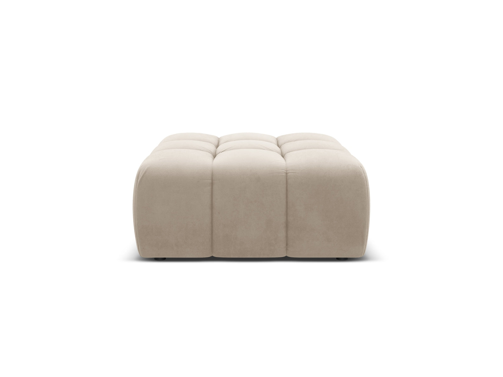 1-Sitzer Pouf Hawaii in Light Beige-Magic Velvet präsentiert im Onlineshop von KAQTU Design AG. Pouf ist von Cosmopolitan Design