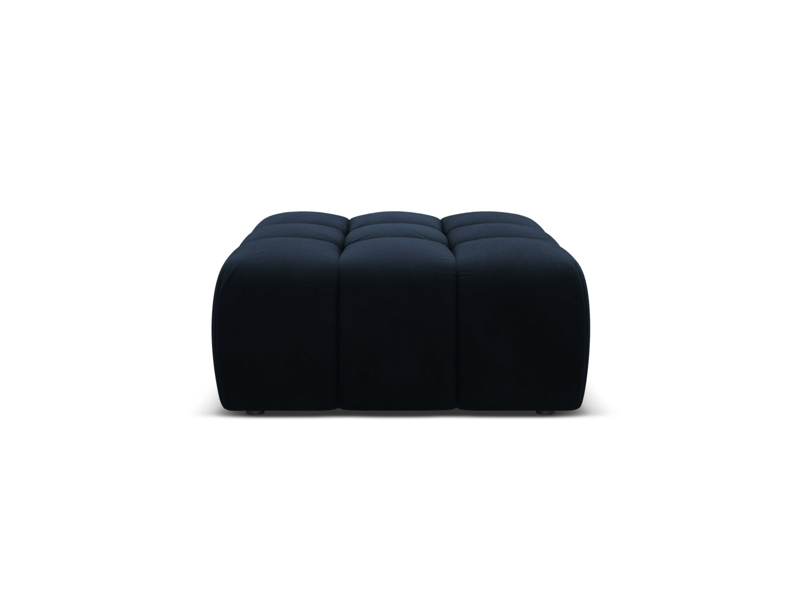 1-Sitzer Pouf Hawaii in Navy Blue-Magic Velvet präsentiert im Onlineshop von KAQTU Design AG. Pouf ist von Cosmopolitan Design