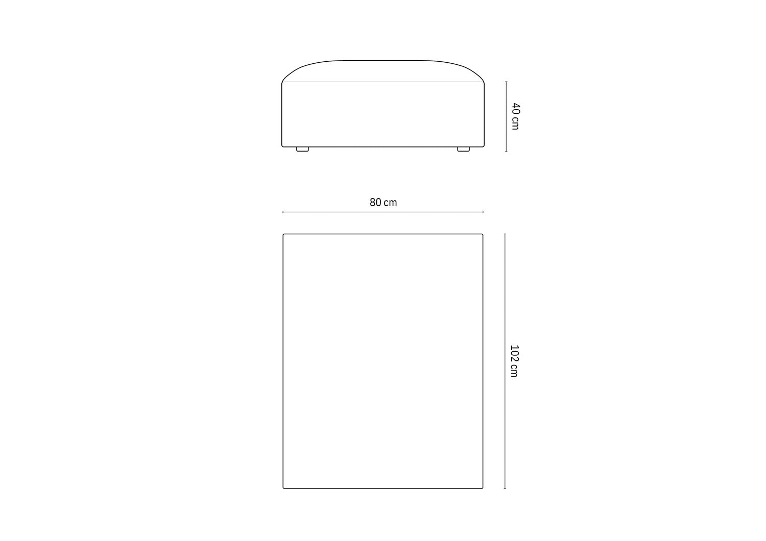 Entdecken Sie den Arendal Pouf von Cosmopolitan Design – ein elegantes, vielseitiges Möbelstück, das Stil und Komfort in Ihr Zuhause bringt.