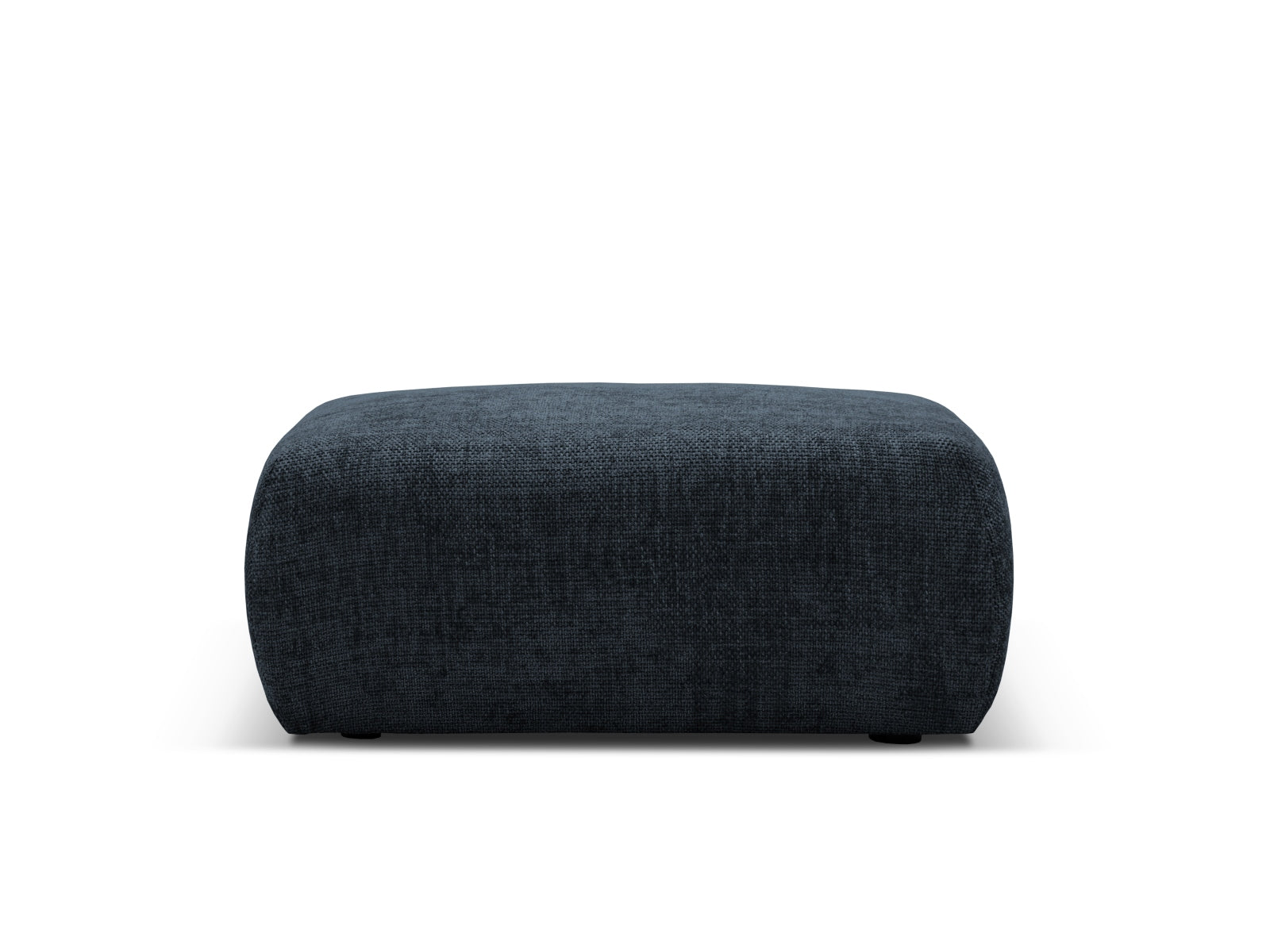 Eleganter 1-Sitzer Pouf Matera in Royal Blue, ideal für stilvolle Akzente in jedem Raum, von Cosmopolitan Design.