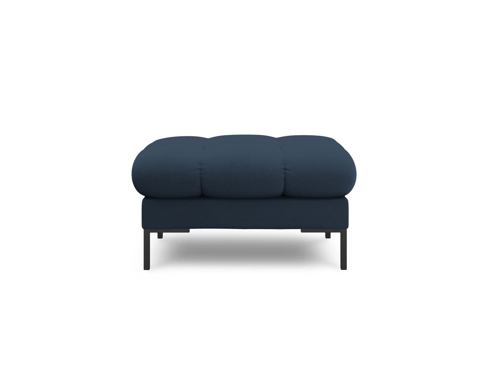 Eleganter 1-Sitzer Pouf Bali in lebhaftem Blau, ideal für stilvolle Wohnräume. Hochwertige Materialien und modernes Design von Cosmopolitan Design.