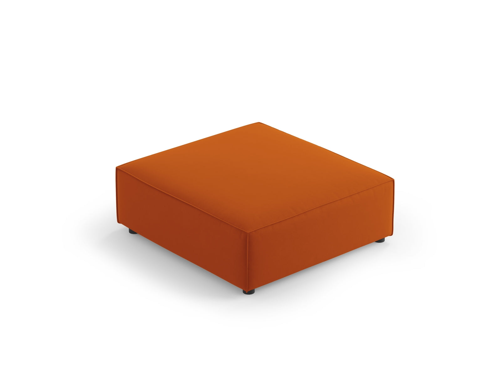 Arendal Velour Pouf 1 Sitz in Terracotta präsentiert im Onlineshop von KAQTU Design AG. Pouf ist von Cosmopolitan Design
