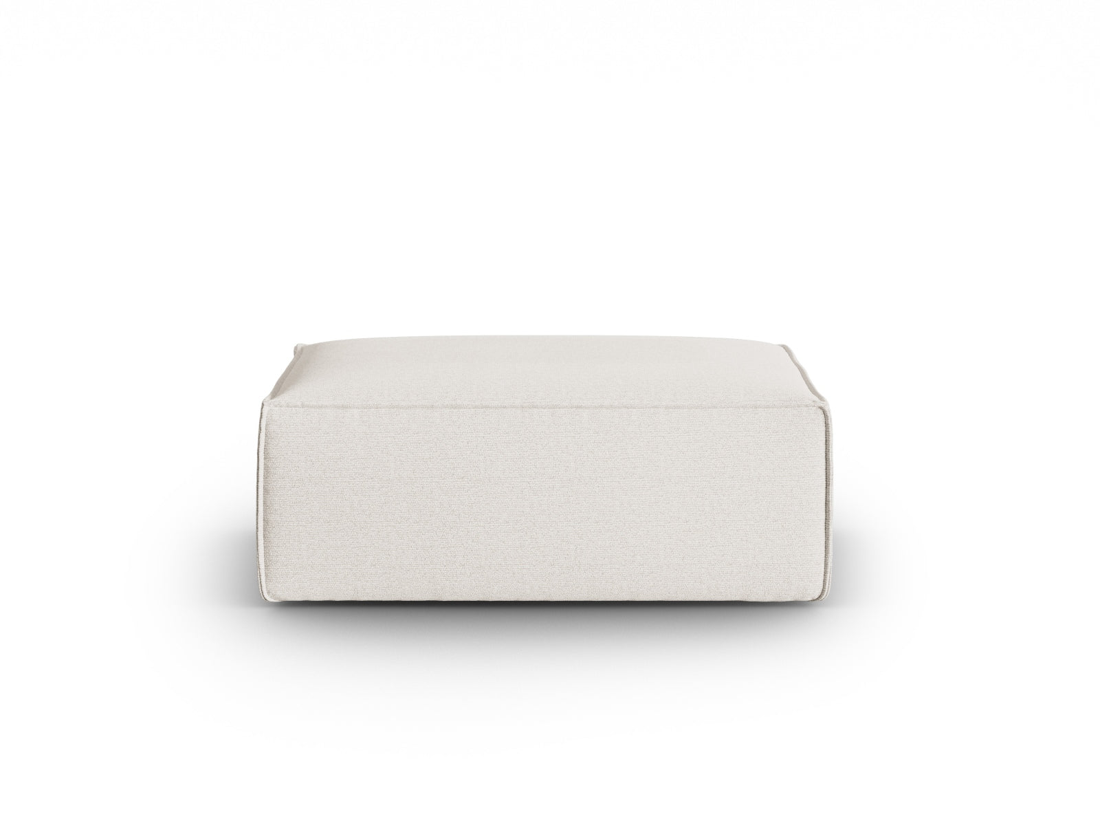 Mackay Pouf 1 Sitzer in Ivory präsentiert im Onlineshop von KAQTU Design AG. Modulares Sofa ist von Cosmopolitan Design