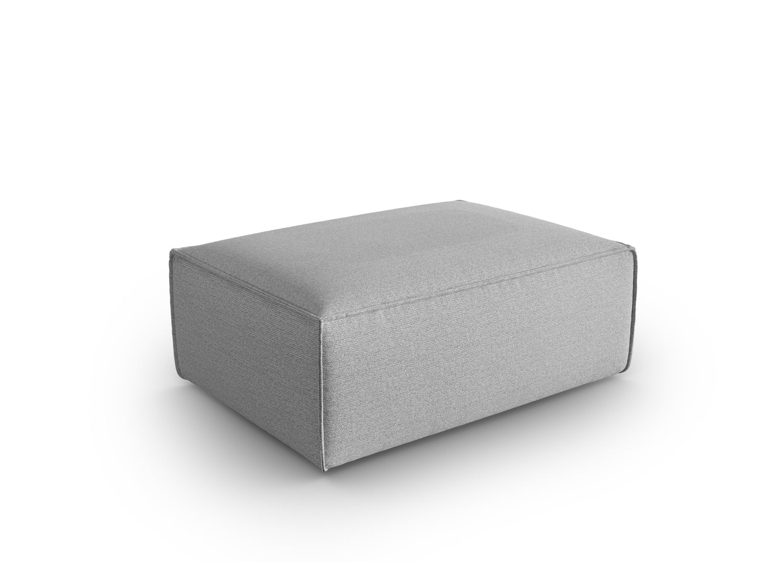Erleben Sie den Mackay Pouf 1 Sitzer von Cosmopolitan Design – ein luxuriöser Velours-Hocker, der modernen Stil und höchsten Komfort vereint.