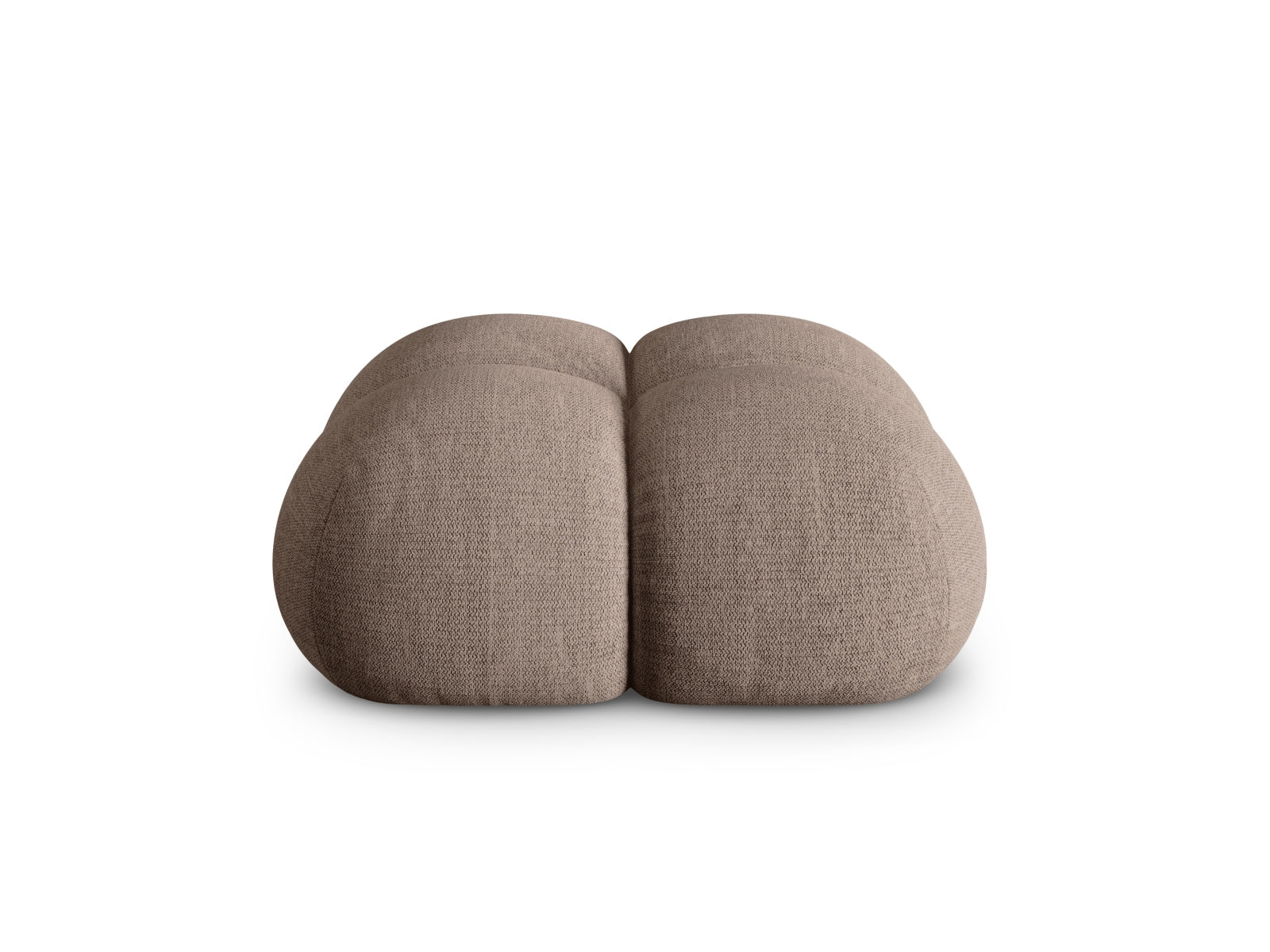 Loretto Pouf 1 Sitz 90cm in Cappuccino-Sorella präsentiert im Onlineshop von KAQTU Design AG. Pouf ist von Cosmopolitan Design