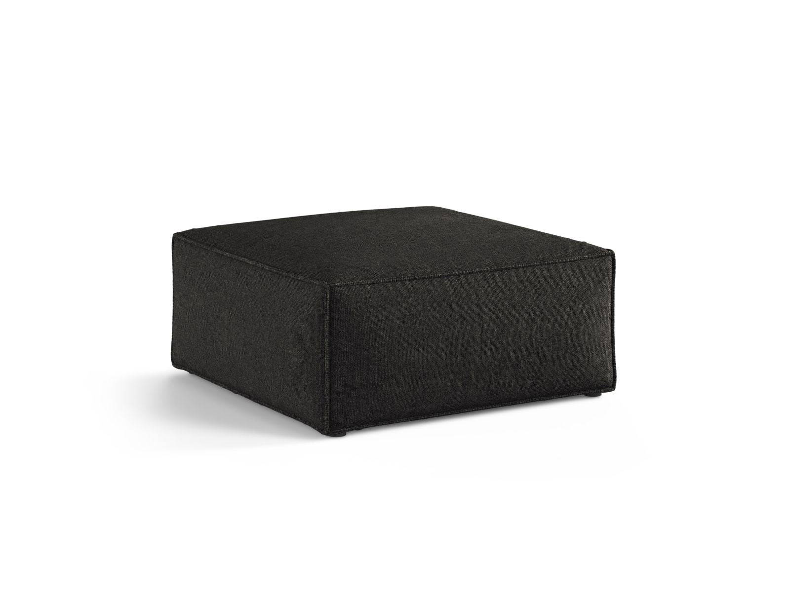Stylischer 1-Sitzer Pouf Aveiro in Anthrazit von Cosmopolitan Design, ideal für moderne Wohnräume und gemütliche Akzente.