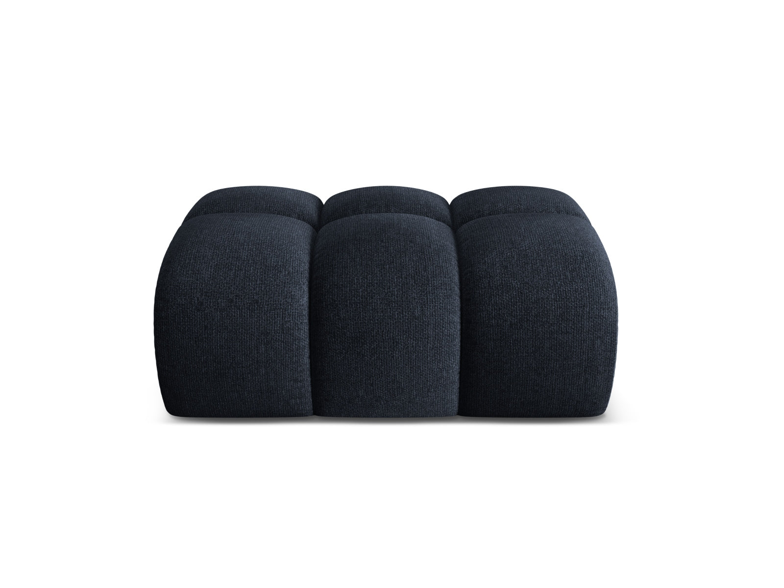 1-Sitzer Pouf Treno in Navy Blue-Eden präsentiert im Onlineshop von KAQTU Design AG. Pouf ist von Cosmopolitan Design