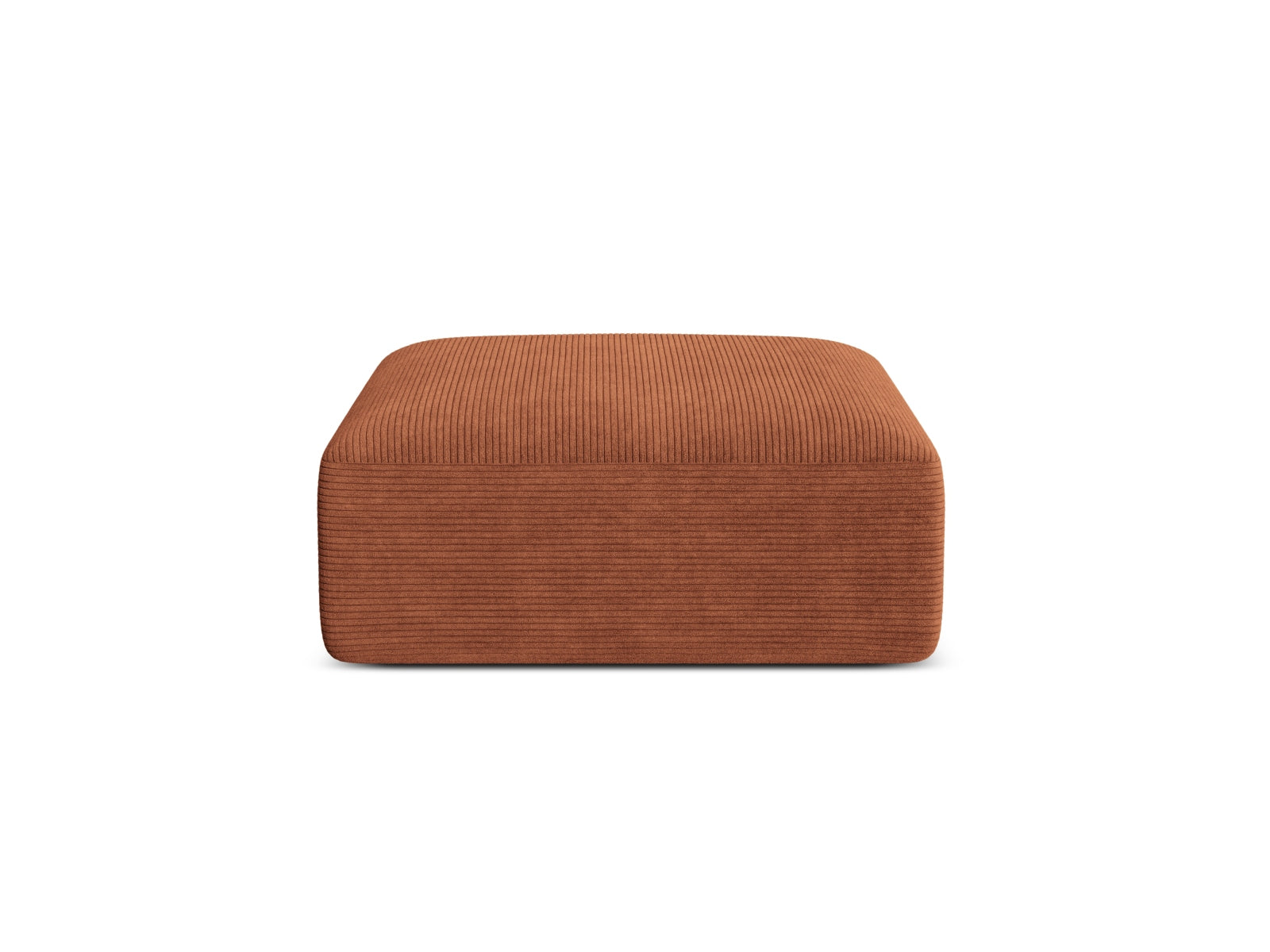 1-Sitzer Pouf Campi in Terracotta-Lincoln D präsentiert im Onlineshop von KAQTU Design AG. Pouf ist von Cosmopolitan Design