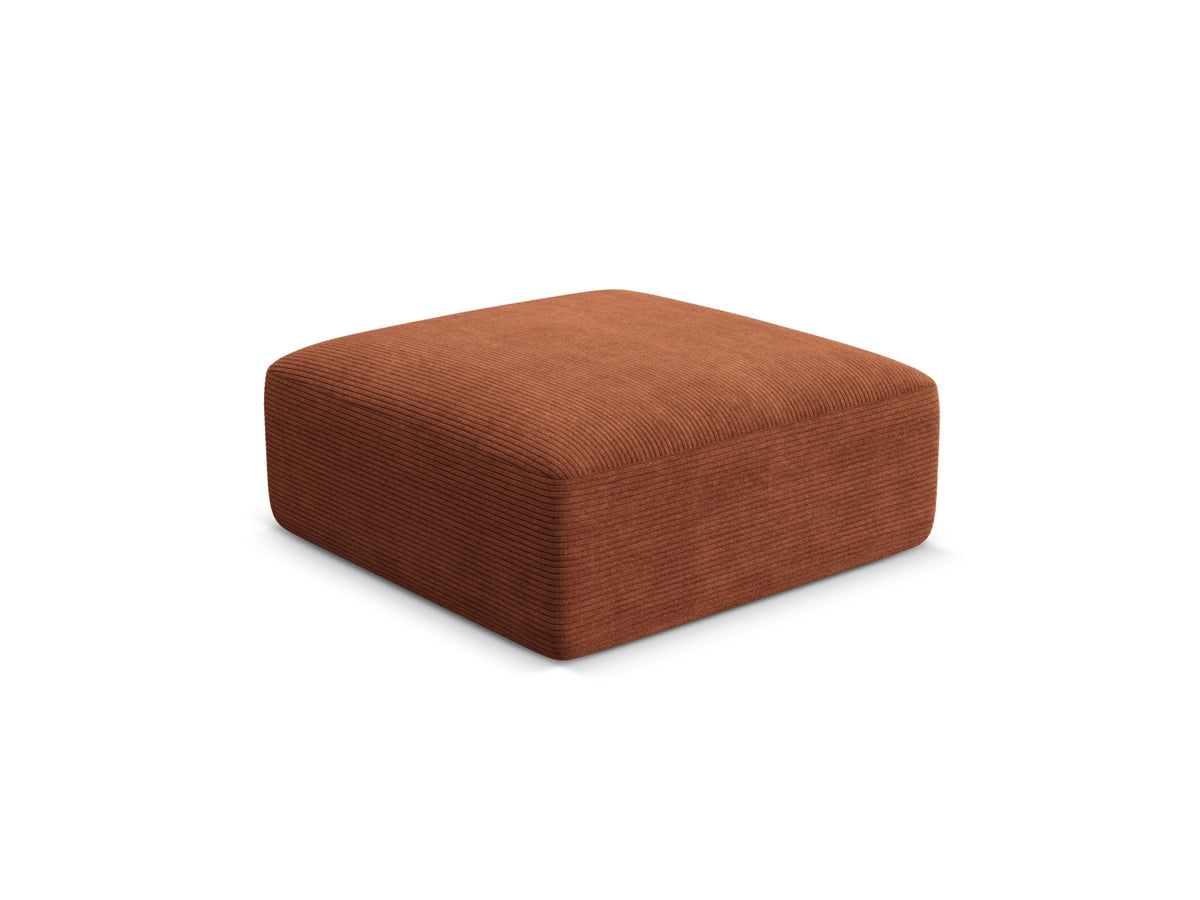 1-Sitzer Pouf Campi in Terracotta-Lincoln D präsentiert im Onlineshop von KAQTU Design AG. Pouf ist von Cosmopolitan Design