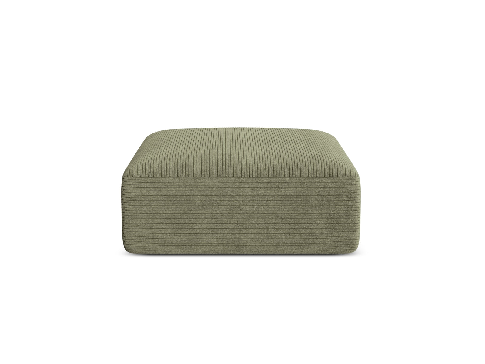 1-Sitzer Pouf Campi in Moss Green-Lincoln D präsentiert im Onlineshop von KAQTU Design AG. Pouf ist von Cosmopolitan Design
