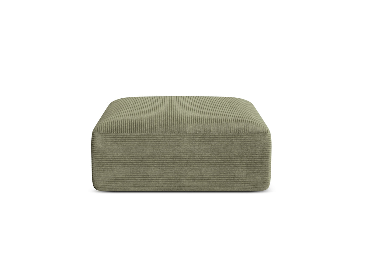 1-Sitzer Pouf Campi in Moss Green-Lincoln D präsentiert im Onlineshop von KAQTU Design AG. Pouf ist von Cosmopolitan Design