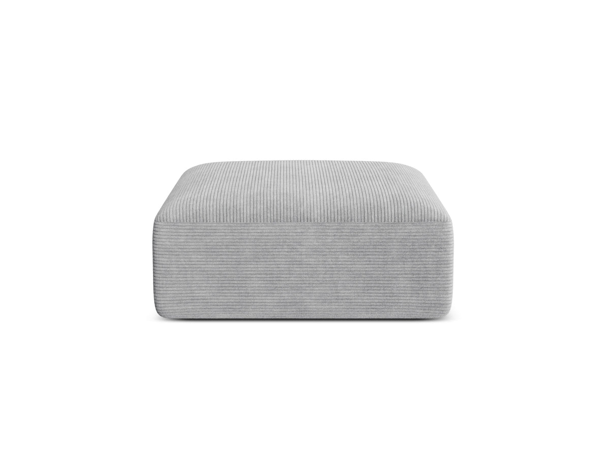 1-Sitzer Pouf Campi in Silver-Lincoln D präsentiert im Onlineshop von KAQTU Design AG. Pouf ist von Cosmopolitan Design