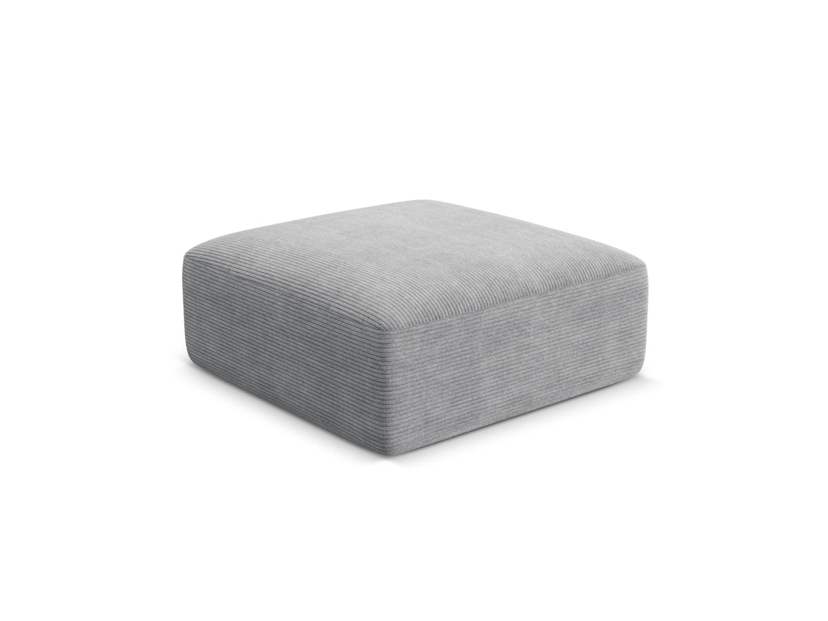 1-Sitzer Pouf Campi in Silver-Lincoln D präsentiert im Onlineshop von KAQTU Design AG. Pouf ist von Cosmopolitan Design