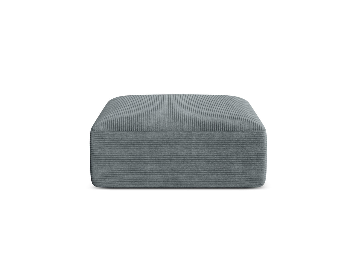 1-Sitzer Pouf Campi in Dark Grey-Lincoln D präsentiert im Onlineshop von KAQTU Design AG. Pouf ist von Cosmopolitan Design