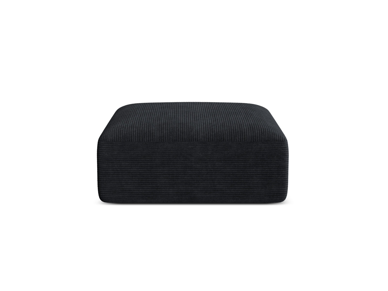 1-Sitzer Pouf Campi in Black-Lincoln D präsentiert im Onlineshop von KAQTU Design AG. Pouf ist von Cosmopolitan Design