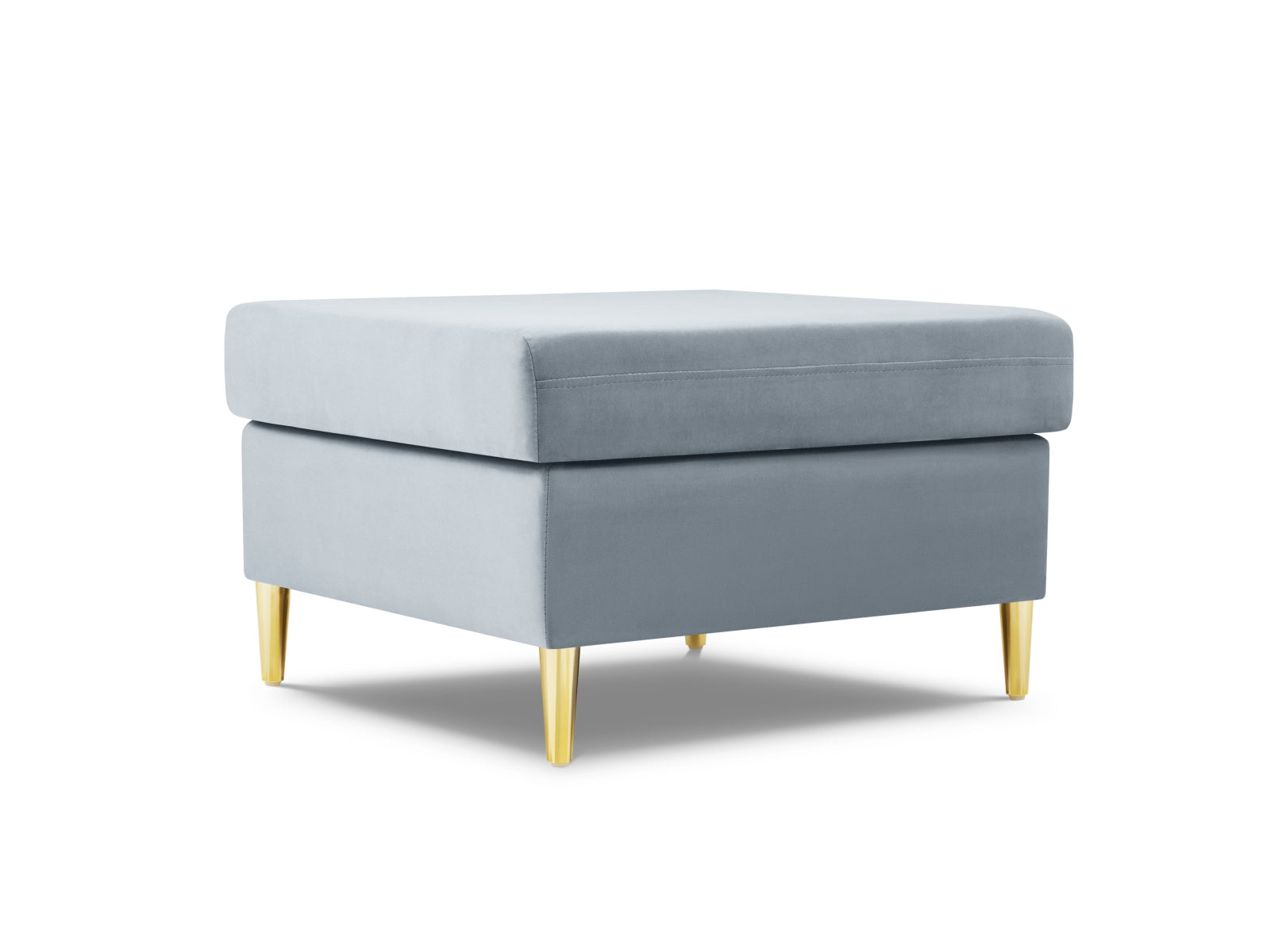 Kyoto Velour Pouf 1 Sitz 70cm in Light Blue-Riviera präsentiert im Onlineshop von KAQTU Design AG. Pouf ist von Cosmopolitan Design