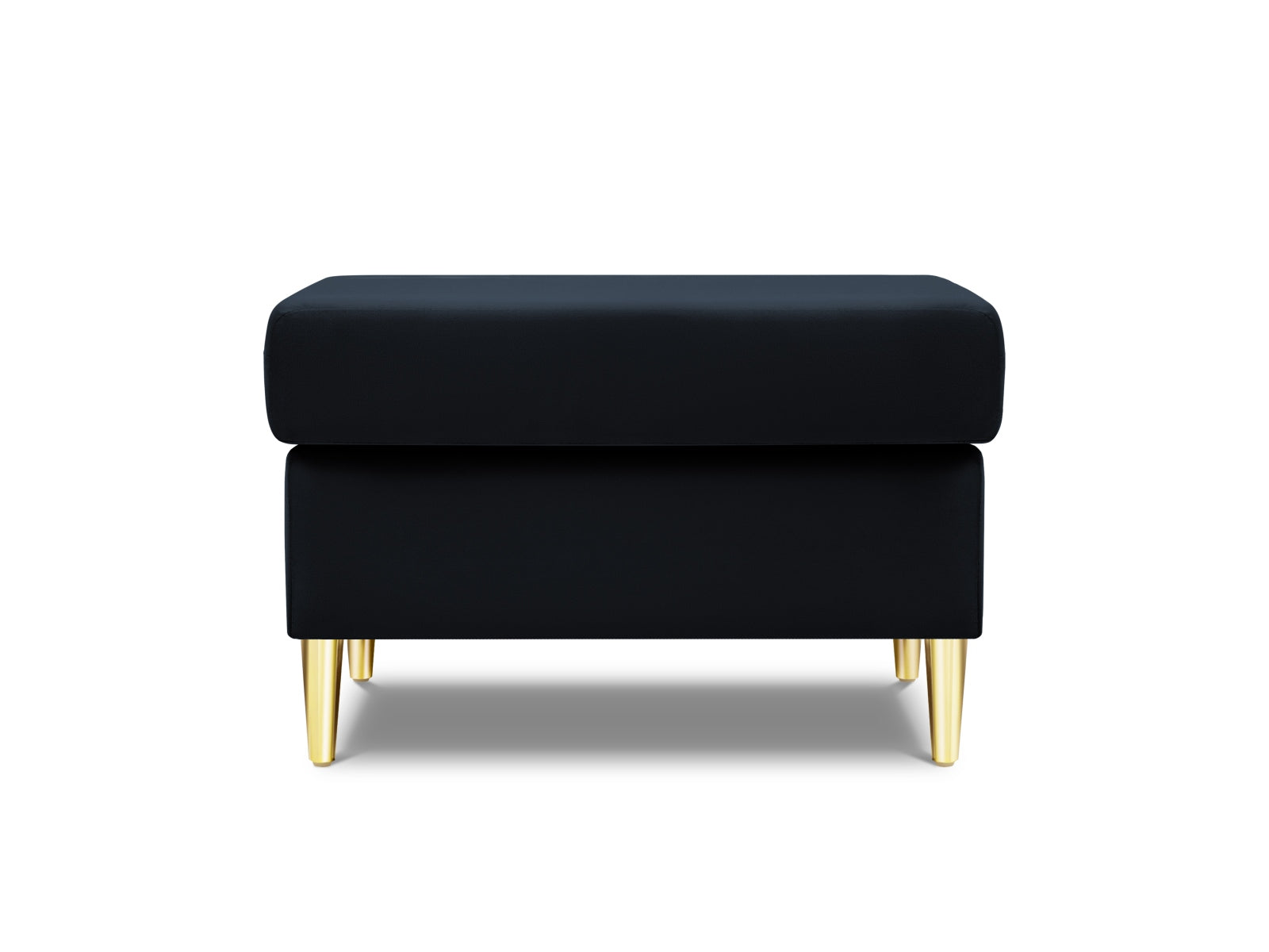 Eleganter Kyoto Pouf mit einem Durchmesser von 70 cm in stilvollem Dunkelblau, ideal für moderne Wohnräume und gemütliche Sitzgelegenheiten.