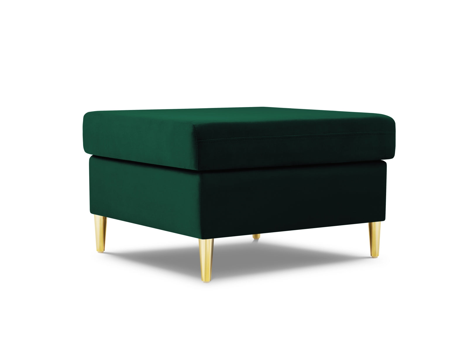 Kyoto Velour Pouf 1 Sitz 70cm in Bottle Green-Riviera präsentiert im Onlineshop von KAQTU Design AG. Pouf ist von Cosmopolitan Design