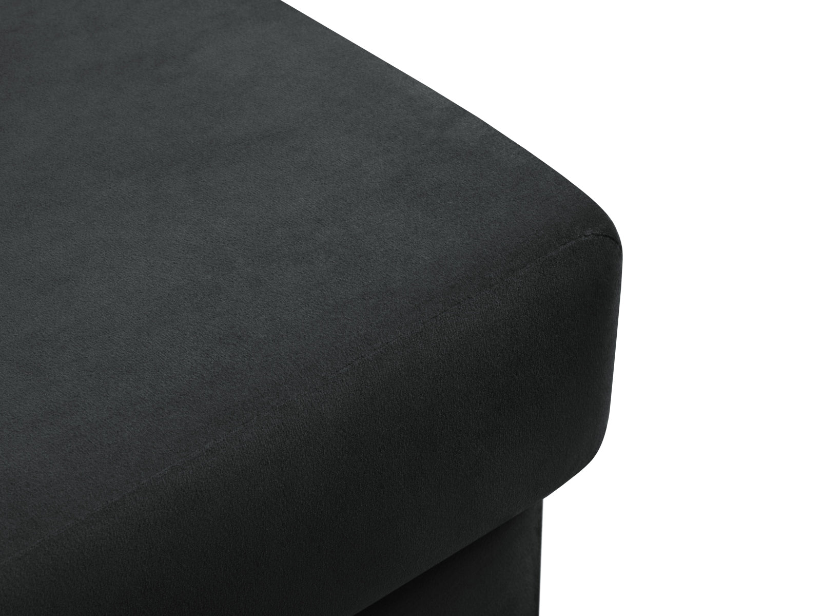 Stylischer Kyoto Pouf mit 70 cm Durchmesser in modernem Dunkelgrau, ideal für gemütliche Sitzgelegenheiten oder als dekorativer Akzent.