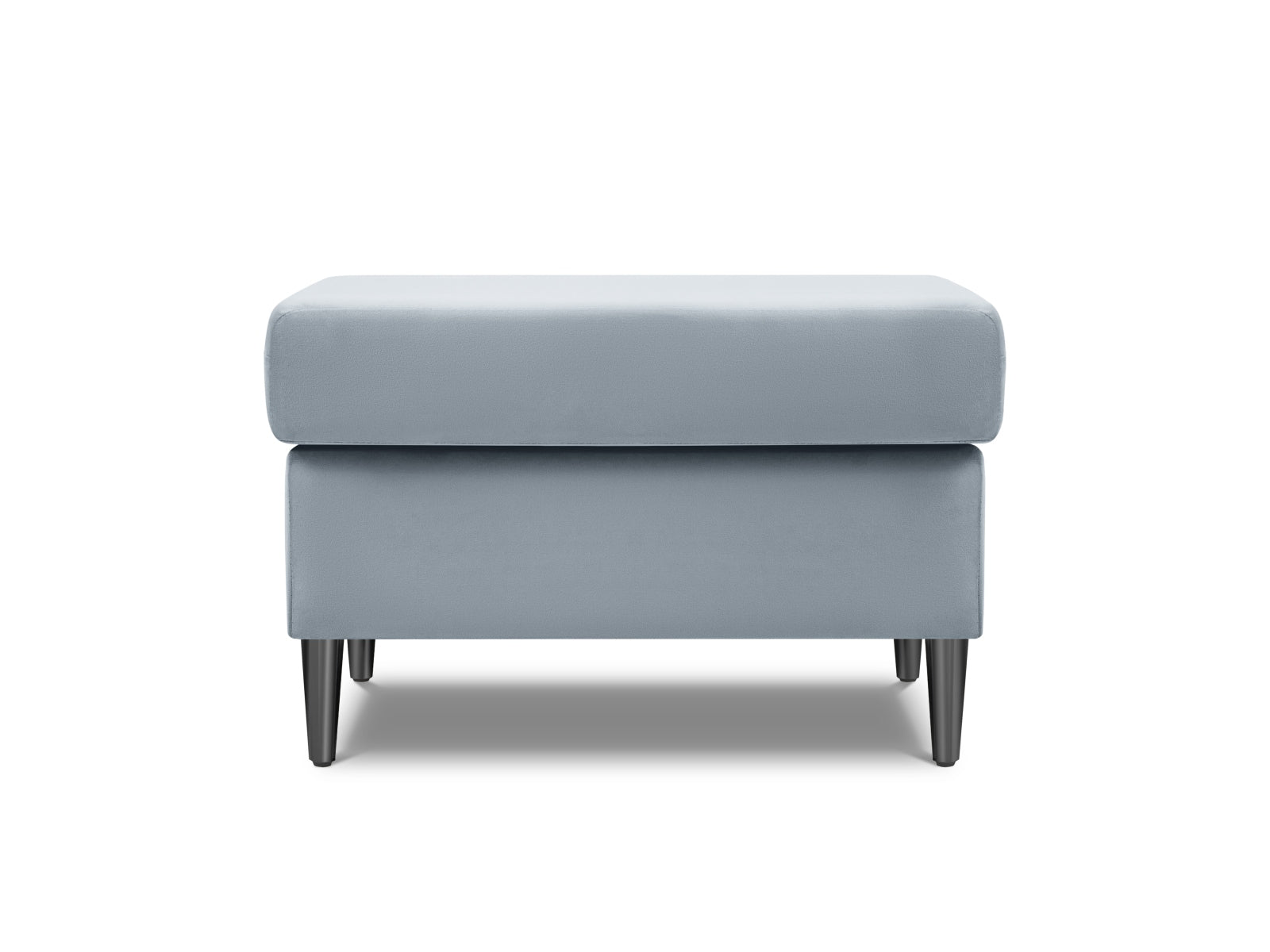 Stilvoller Kyoto Pouf in zartem Hellblau, 70 cm Durchmesser, perfekt für gemütliche Sitzgelegenheiten und moderne Wohnraumgestaltung.