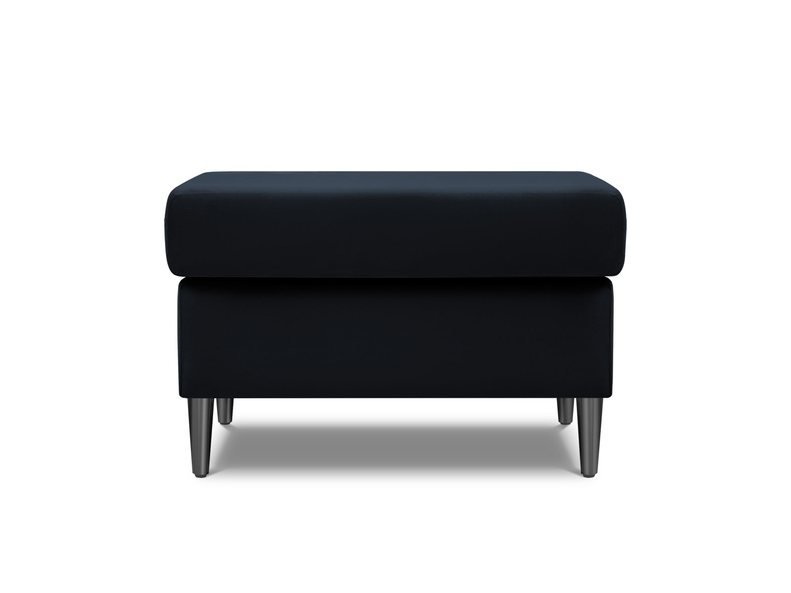 Stilvoller Kyoto Pouf mit 70 cm Durchmesser in edlem Blau, perfekt für entspannte Momente und moderne Inneneinrichtungen.