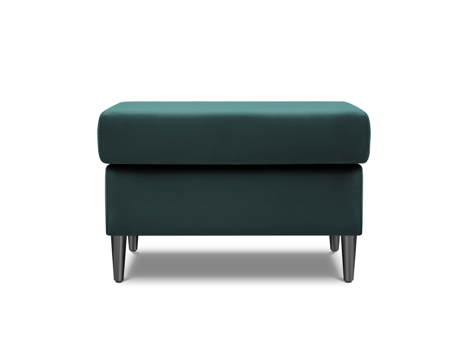 Stylischer Kyoto Pouf in Petrol-Riviera, 70 cm Durchmesser, perfekt für moderne Wohnräume und als gemütlicher Sitzplatz.