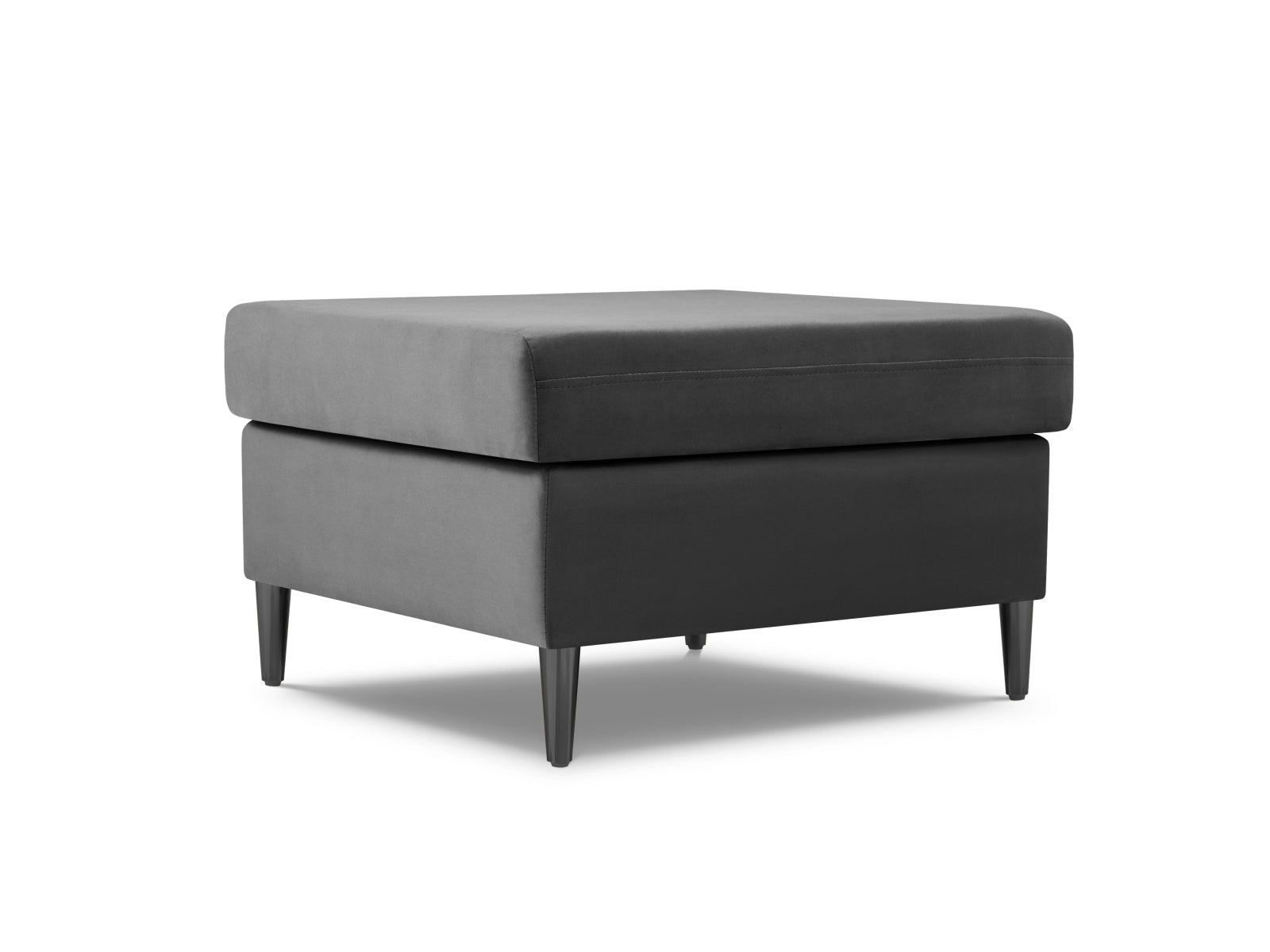 Moderner Kyoto Pouf mit 70 cm Durchmesser in zartem Hellgrau, ideal für gemütliche Sitzgelegenheiten und als stilvolles Wohnaccessoire.