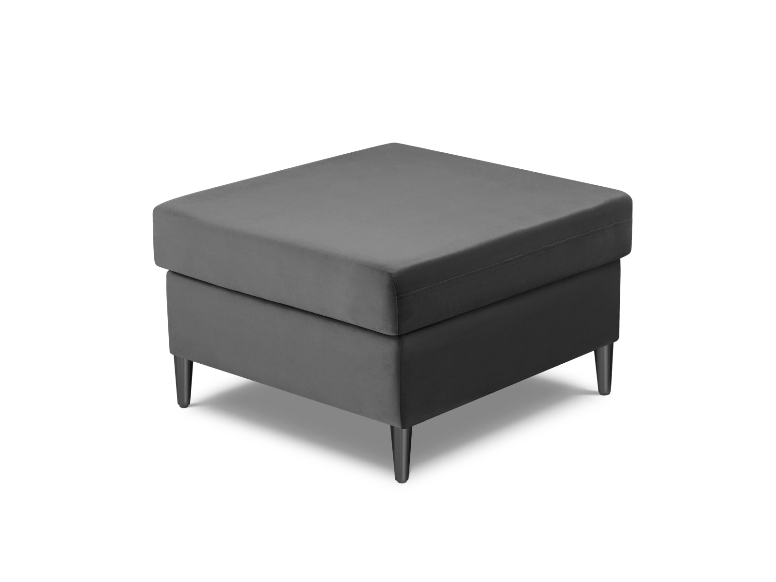 Moderner Kyoto Pouf mit 70 cm Durchmesser in zartem Hellgrau, ideal für gemütliche Sitzgelegenheiten und stilvolle Wohnraumgestaltung.
