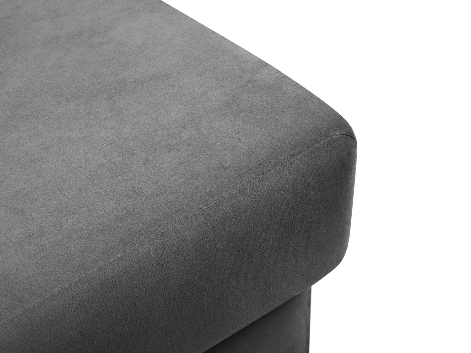 Eleganter Kyoto Pouf mit 70 cm Durchmesser in sanftem Hellgrau, perfekt für stilvolle Akzente und komfortable Sitzmöglichkeiten im Wohnbereich.