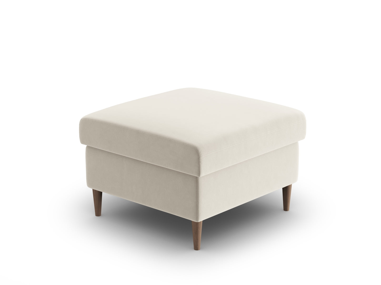 Eleganter Kyoto Pouf mit 70 cm Durchmesser in sanftem Beige, ideal für gemütliche Sitzgelegenheiten und geschmackvolle Raumgestaltung.