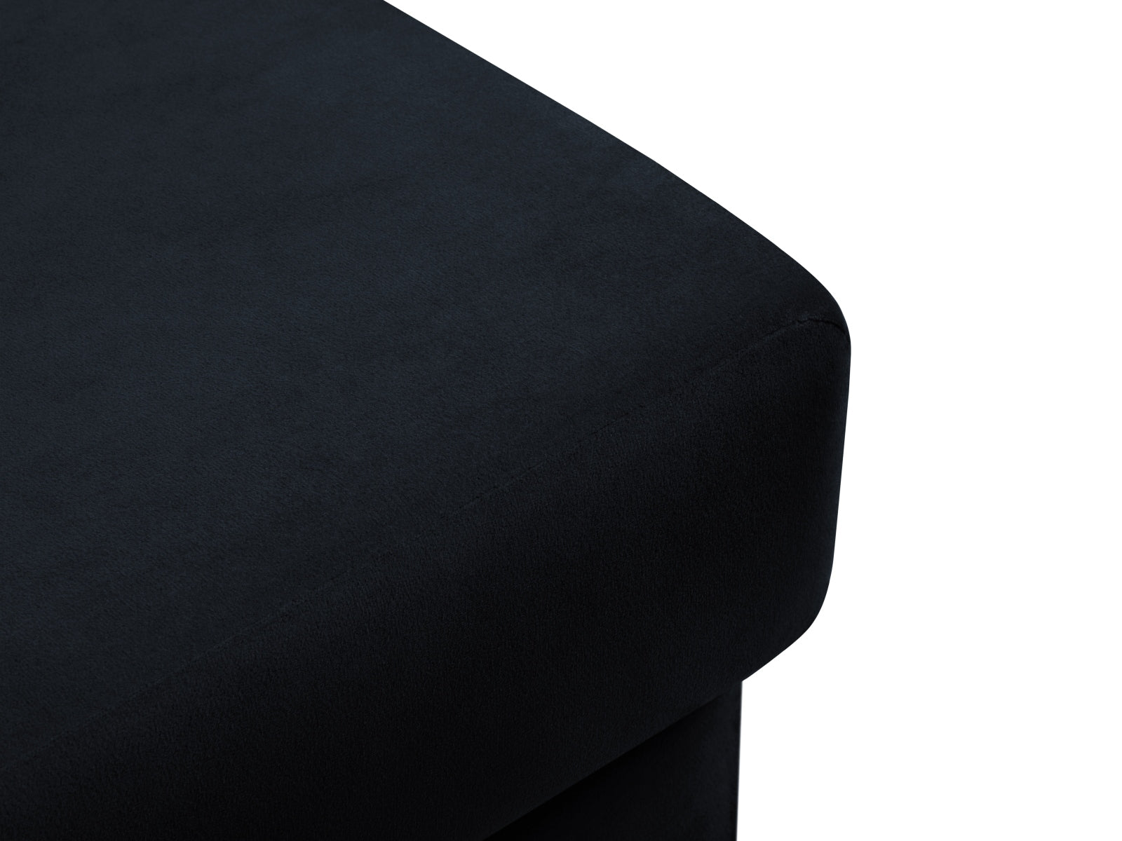 Moderner Kyoto Pouf mit 70 cm Durchmesser in ansprechendem Blau, perfekt für stilvolle Akzente und komfortable Sitzmöglichkeiten.