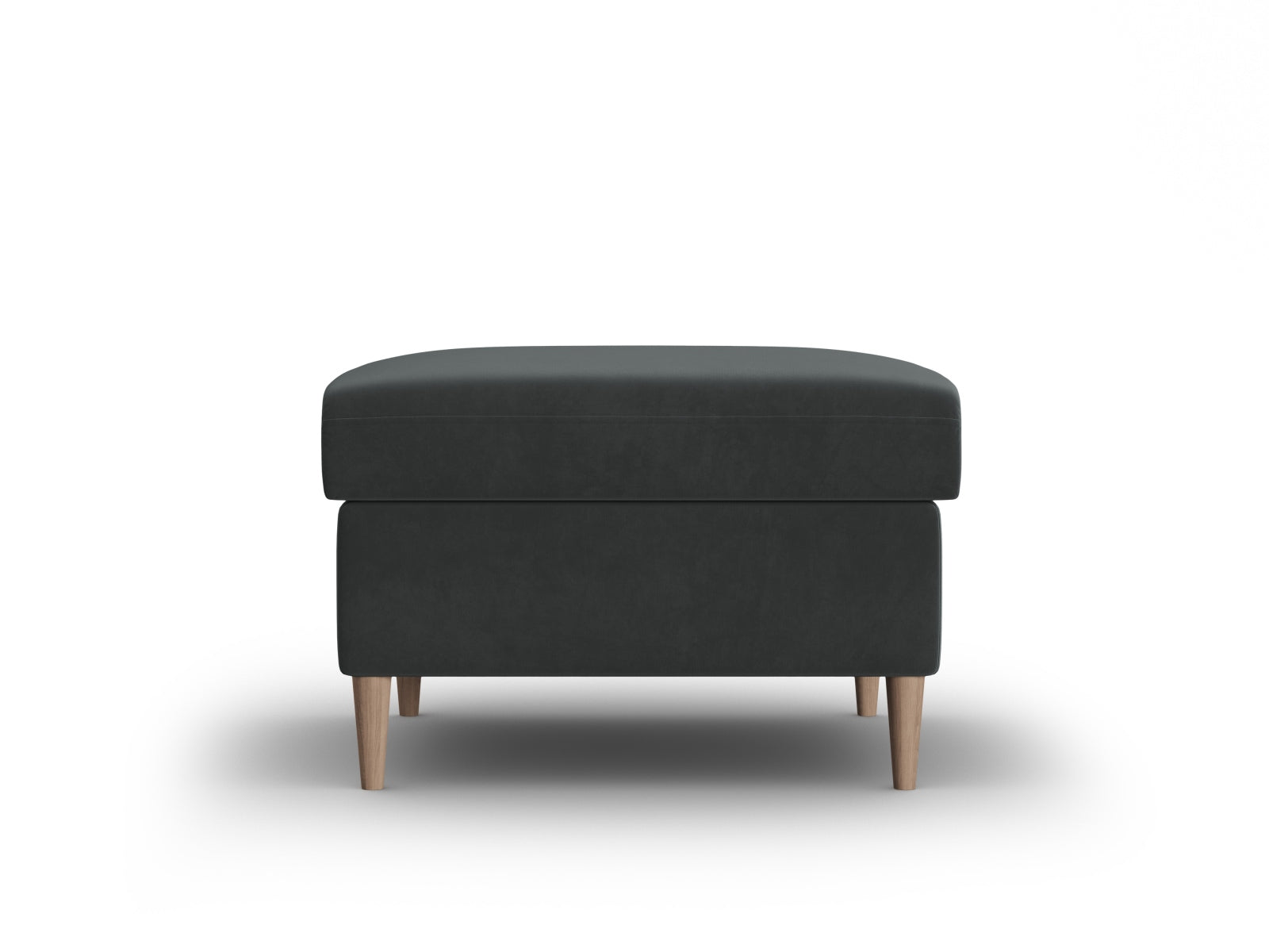 Stylischer Kyoto Pouf mit 70 cm Durchmesser in edlem Dunkelgrau, ideal für gemütliche Sitzgelegenheiten und zeitgemäße Inneneinrichtung.