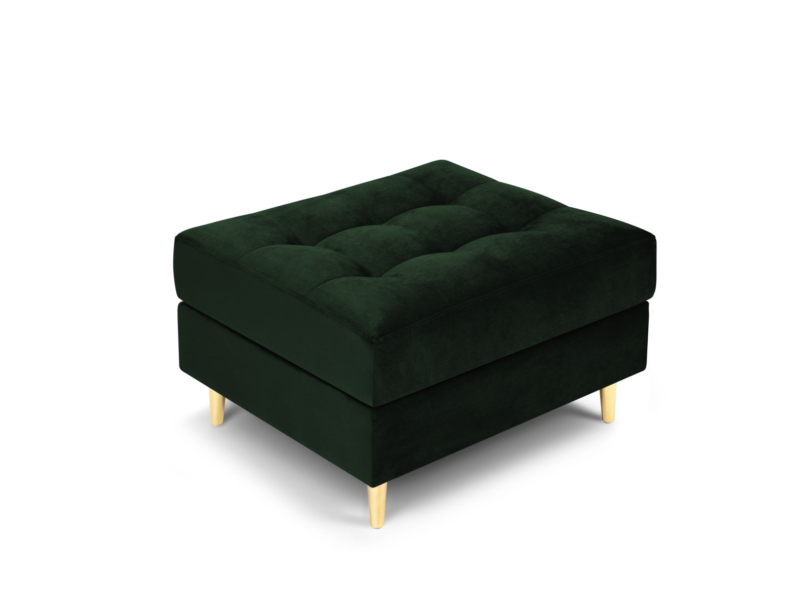 1-Sitzer Pouf Aspen in Bottle Green-Salvador präsentiert im Onlineshop von KAQTU Design AG. Pouf ist von Cosmopolitan Design