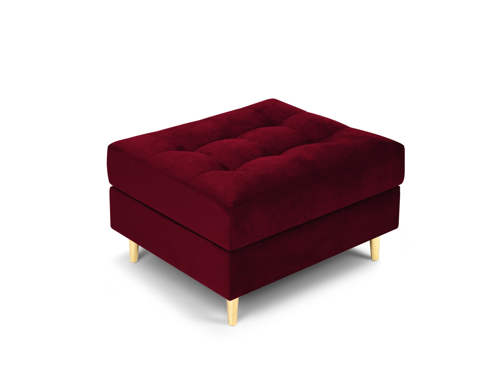 1-Sitzer Pouf Aspen in Red-Salvador präsentiert im Onlineshop von KAQTU Design AG. Pouf ist von Cosmopolitan Design