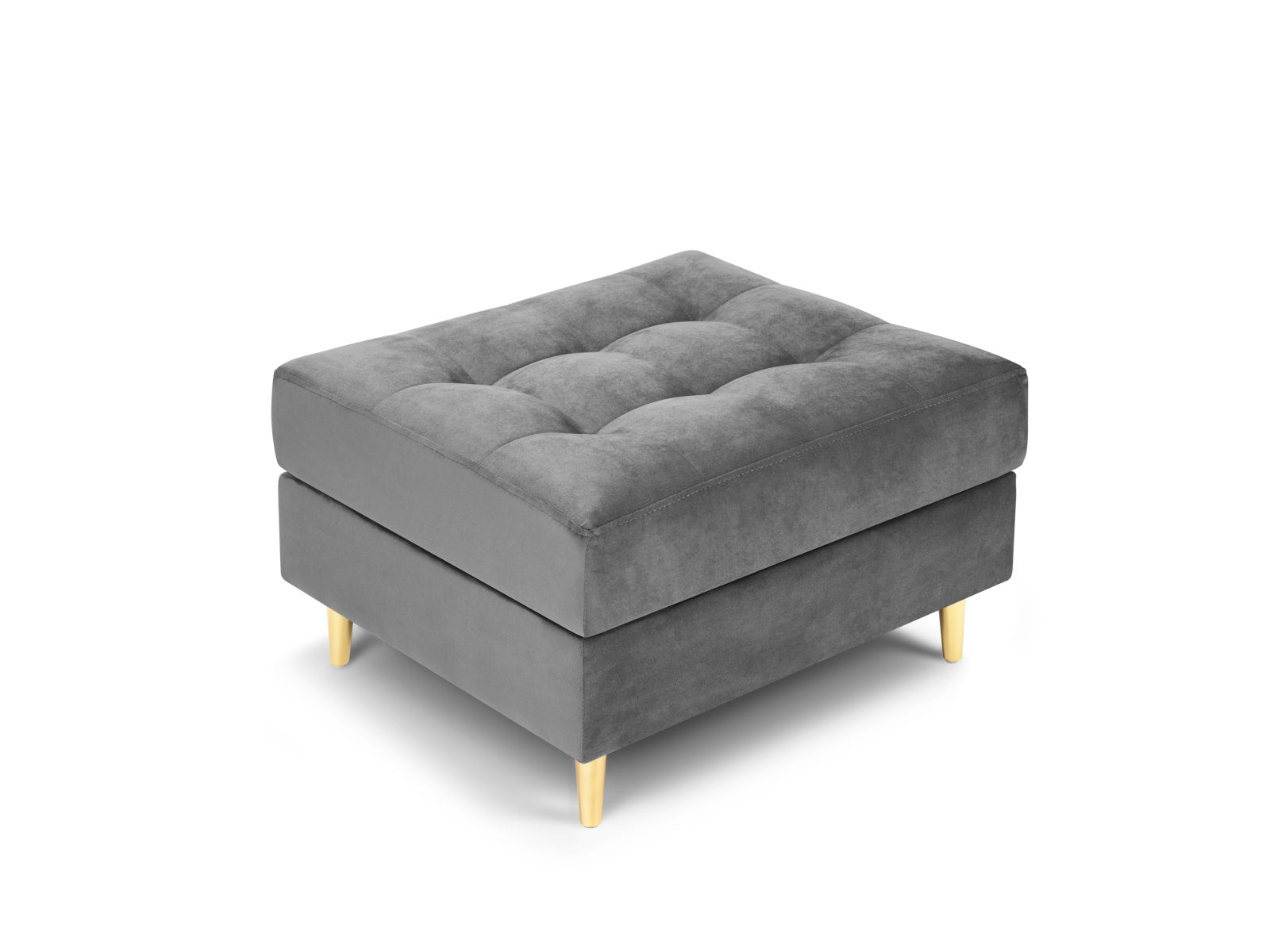 1-Sitzer Pouf Aspen in Grey-Salvador präsentiert im Onlineshop von KAQTU Design AG. Pouf ist von Cosmopolitan Design