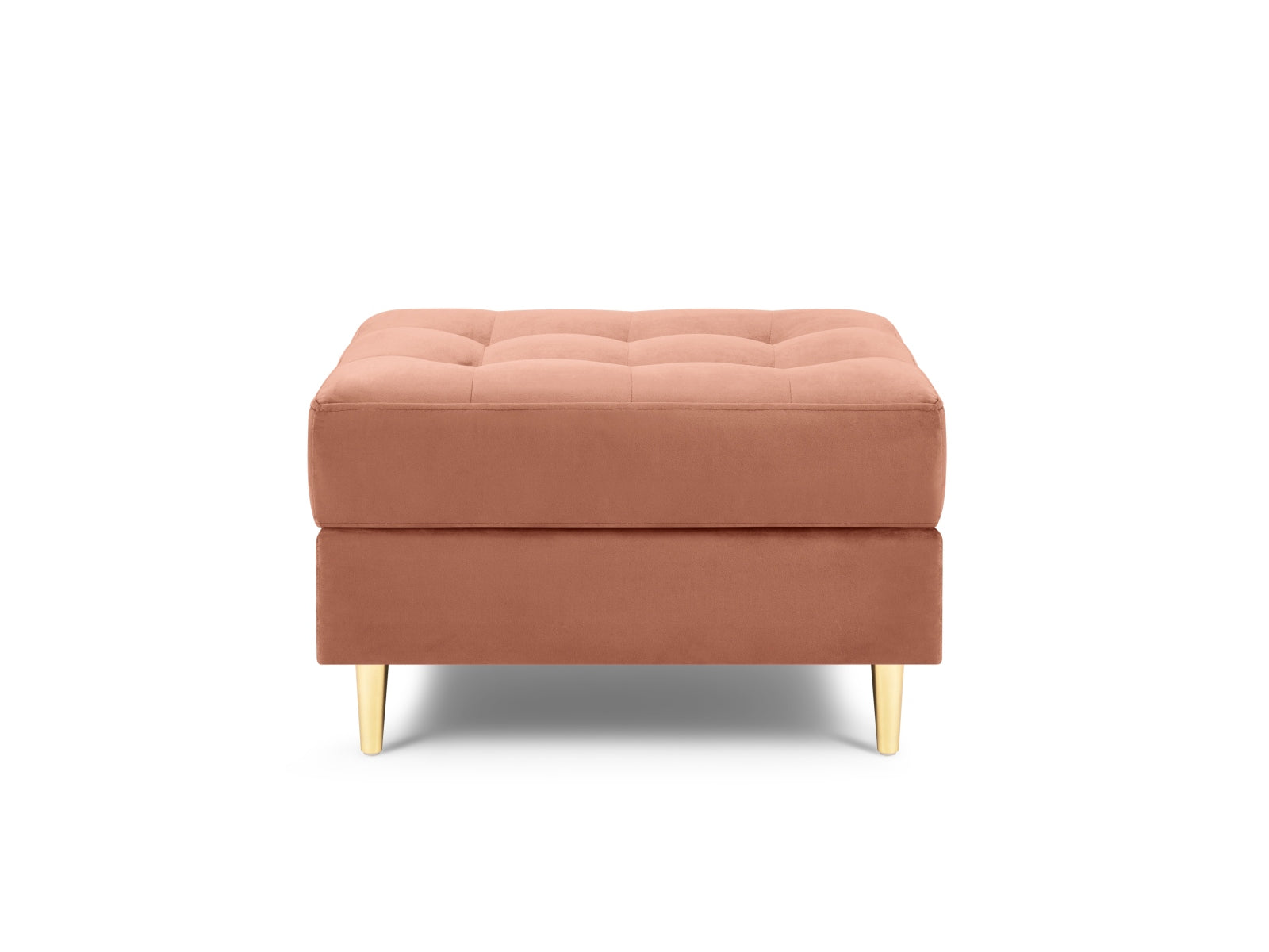 Eleganter 1-Sitzer Pouf Aspen in strahlendem Pink, perfekt für trendbewusste Interiors. Hochwertige Verarbeitung von Cosmopolitan Design.