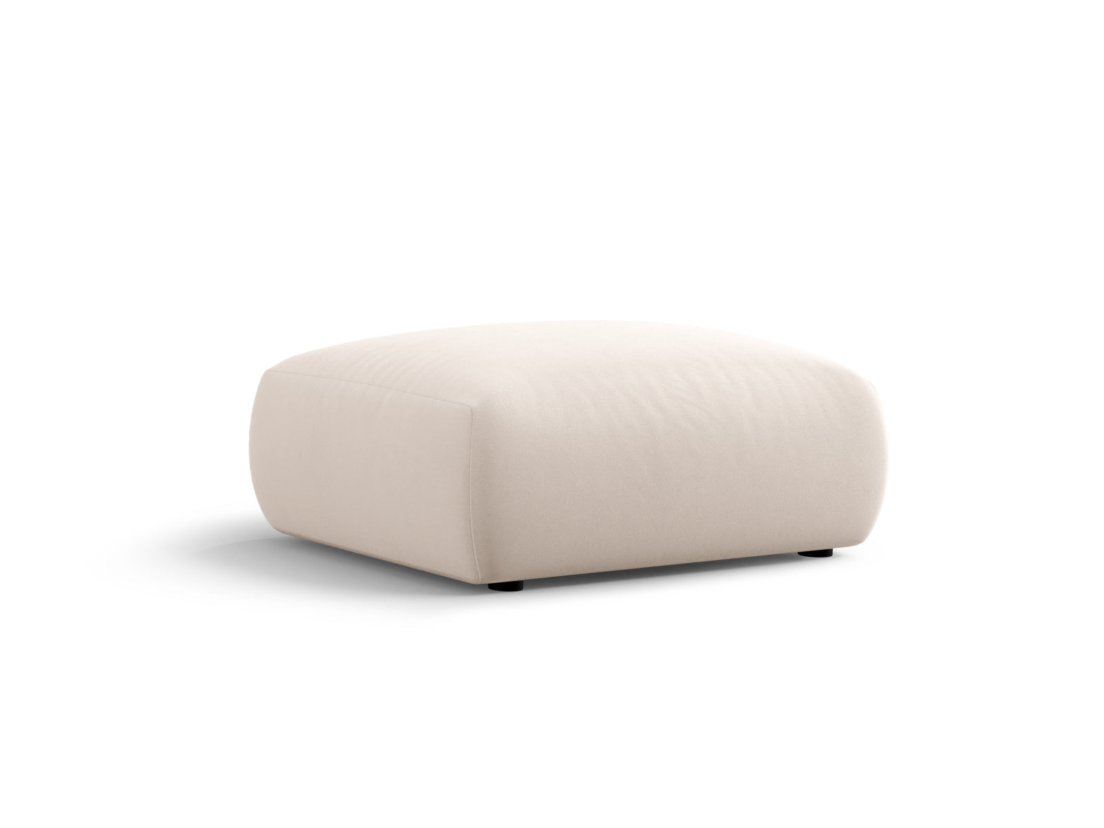 1-Sitzer Pouf Matera in Beige-Salvador präsentiert im Onlineshop von KAQTU Design AG. Pouf ist von Cosmopolitan Design