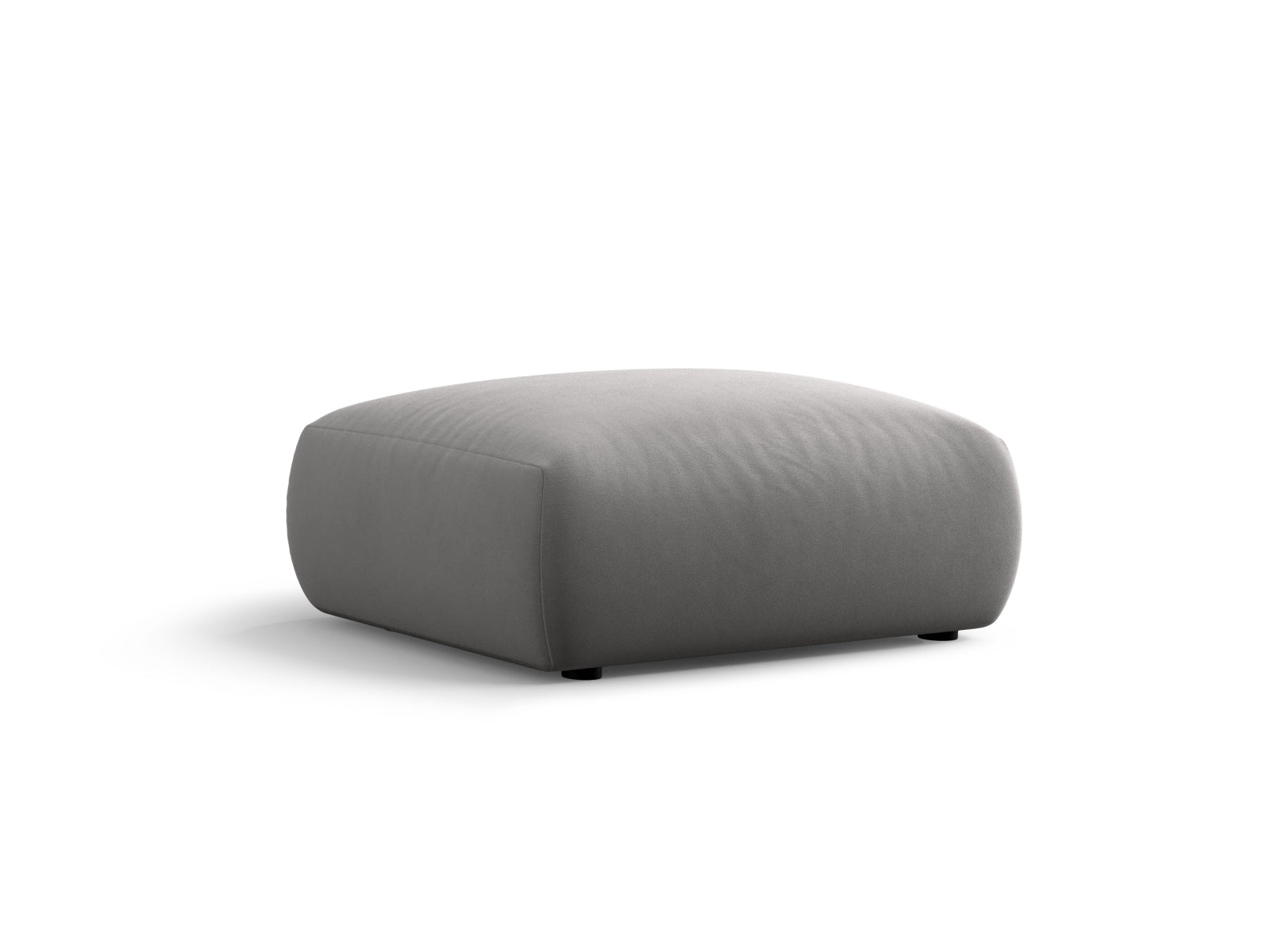1-Sitzer Pouf Matera in Grey-Salvador präsentiert im Onlineshop von KAQTU Design AG. Pouf ist von Cosmopolitan Design