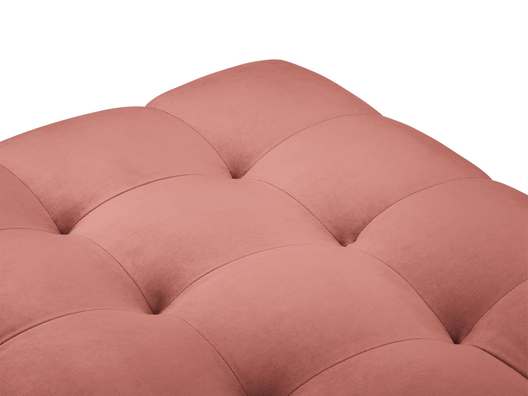 Stylischer 1-Sitzer Pouf Bali in lebhaftem Pink, ideal für moderne Wohnräume und kreative Akzente von Cosmopolitan Design.