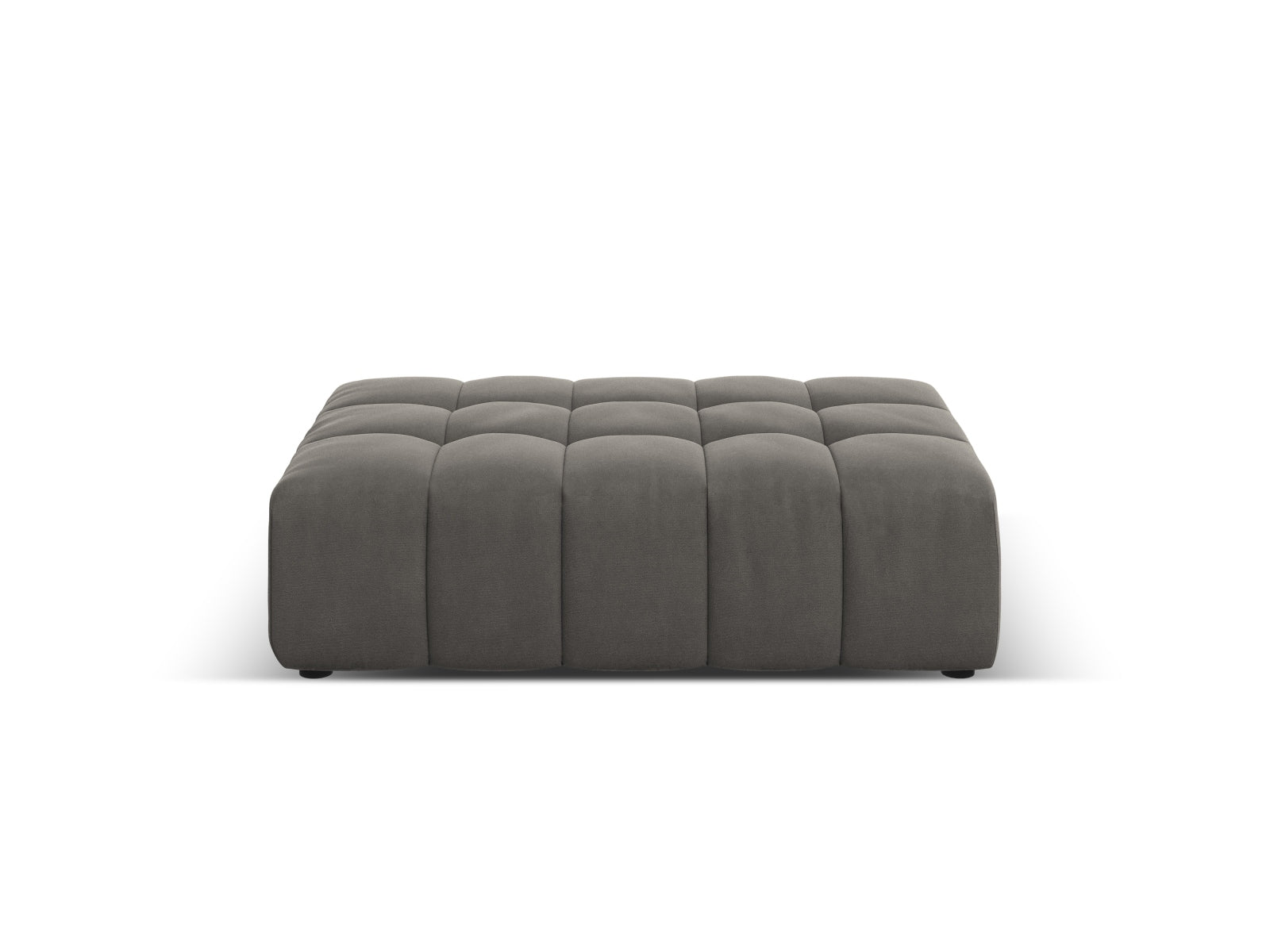 Chicago Velour Pouf 1 Sitz 80cm in Light Grey präsentiert im Onlineshop von KAQTU Design AG. Pouf ist von Cosmopolitan Design