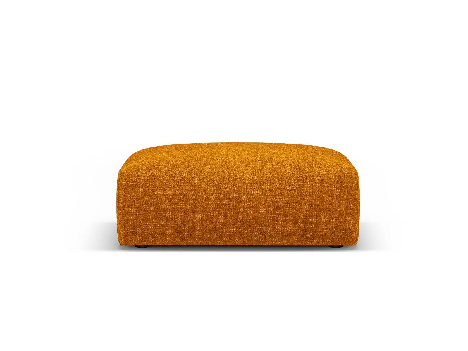 Stylischer 1-Sitzer Pouf Matera in leuchtendem Gelb, ideal für moderne Wohnräume, präsentiert von Cosmopolitan Design.