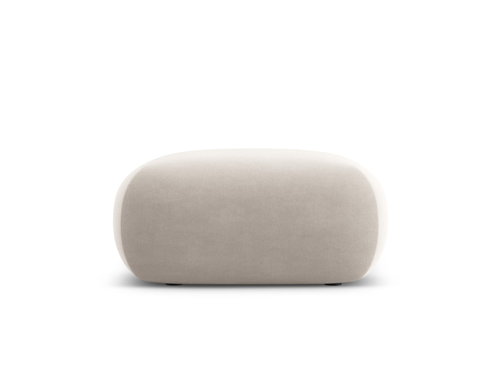 Nolio Velour Pouf 1 Sitz 75cm in Light Beige präsentiert im Onlineshop von KAQTU Design AG. Pouf ist von Cosmopolitan Design