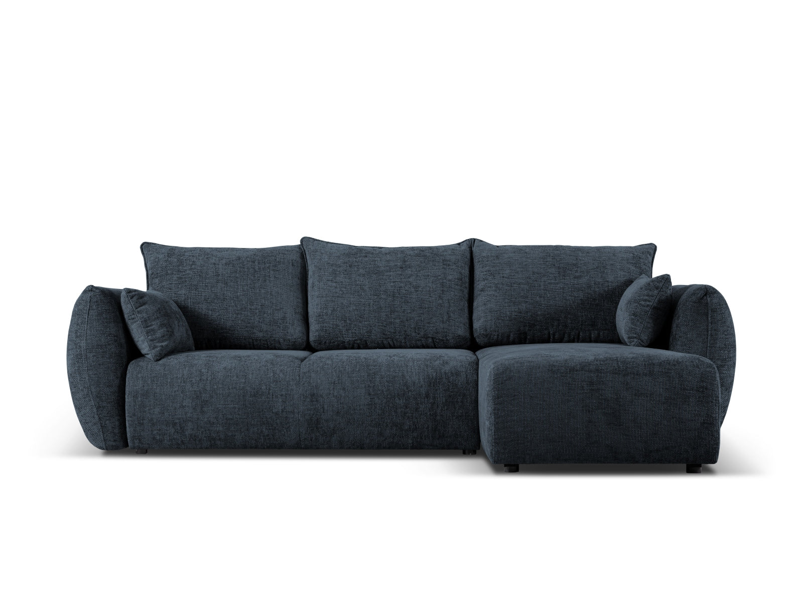 4-Sitzer Ecksofa rechts mit Schlaffunktion und Stauraum Matera in Royal Blue-Haga präsentiert im Onlineshop von KAQTU Design AG. Bettsofa rechts ist von Cosmopolitan Design