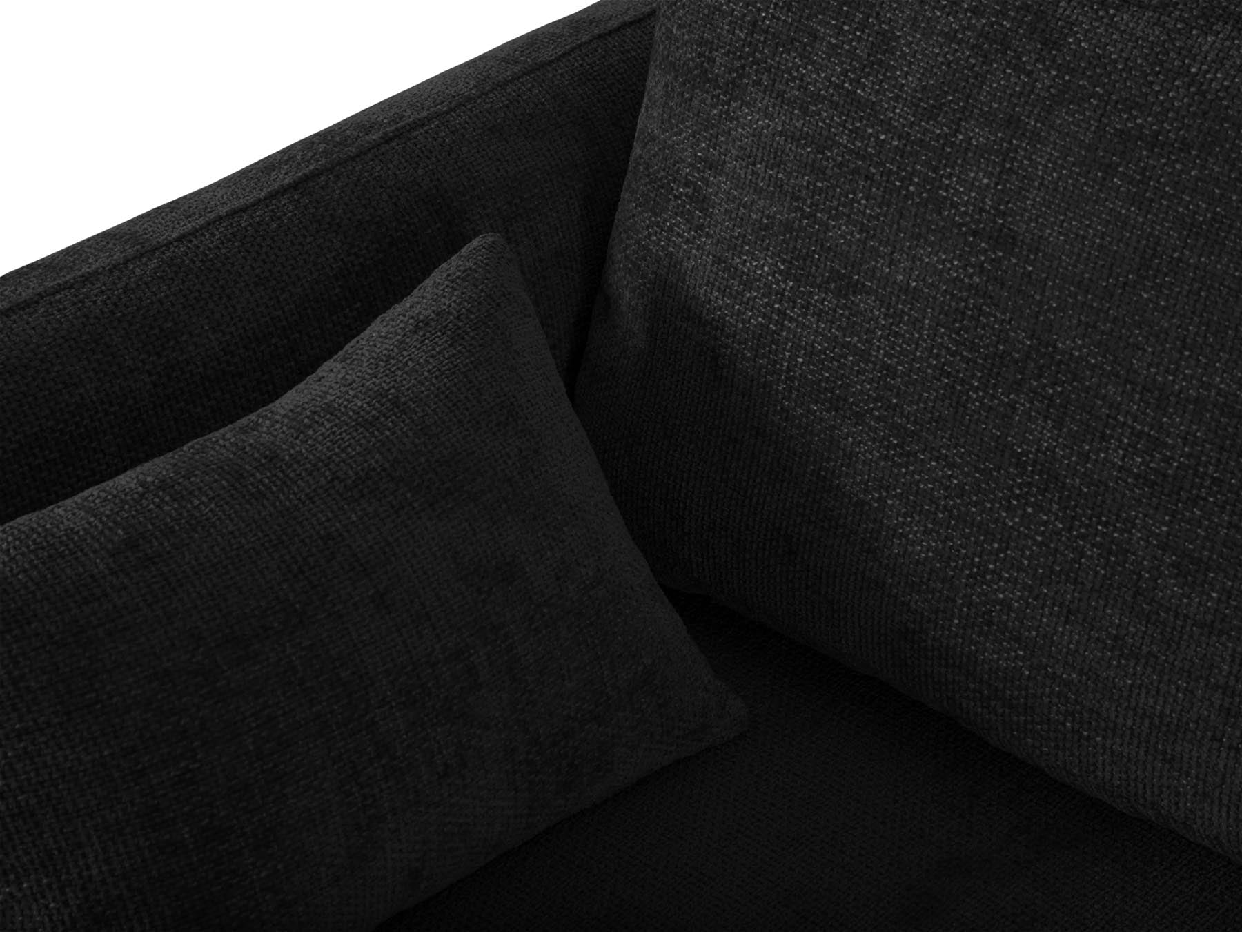 Modernes 4-Sitzer Ecksofa Matera rechts mit praktischer Schlaffunktion und integriertem Stauraum, perfekt für jedes Wohnzimmer.