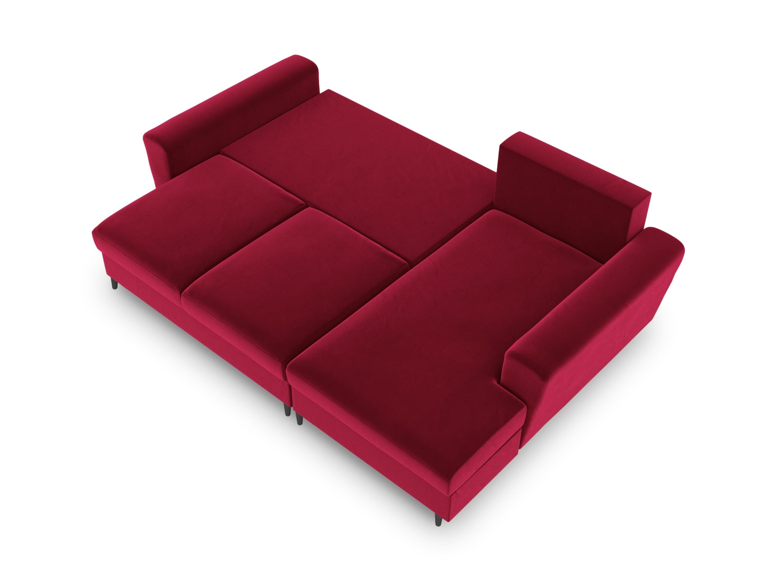 Elegantes Kyoto Ecksofa rechts, 4-Sitzer mit Schlafoption und Stauraum, ideal für gemütliche Abende und platzsparende Lösungen.