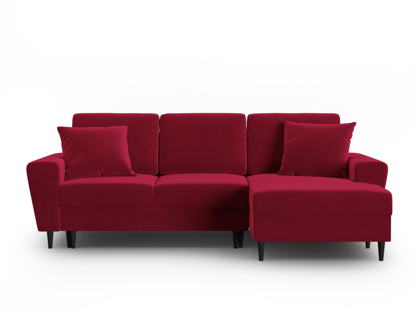 Stylisches Kyoto Ecksofa rechts, 4-Sitzer mit praktischer Schlaffunktion und Stauraum, perfekt für kleine Räume und entspannte Stunden.