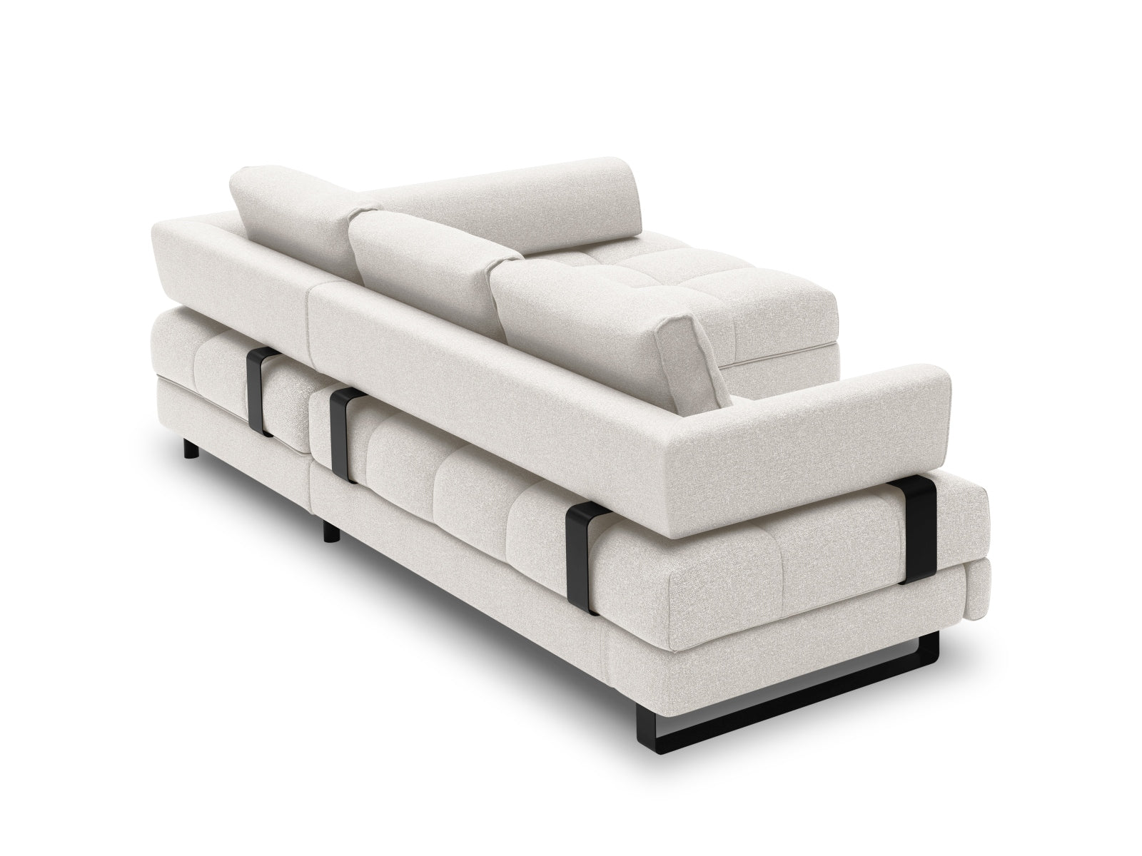 Erleben Sie das Clinton Ecksofa von Cosmopolitan Design: stilvolles 5-Sitzer Sofa mit cleverer Schlaffunktion und viel Stauraum für Ihr Zuhause!