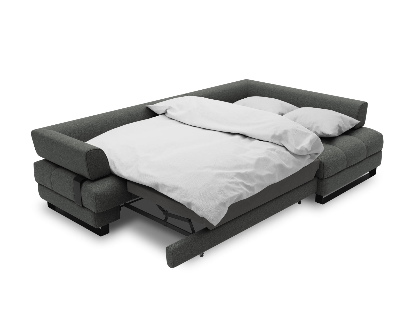 Entdecken Sie das Clinton Ecksofa von Cosmopolitan Design: elegantes 5-Sitzer Sofa mit praktischer Schlaffunktion und grosszügigem Stauraum für Ihr Wohnzimmer!